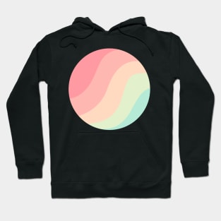 Pastel Color Circle Hoodie